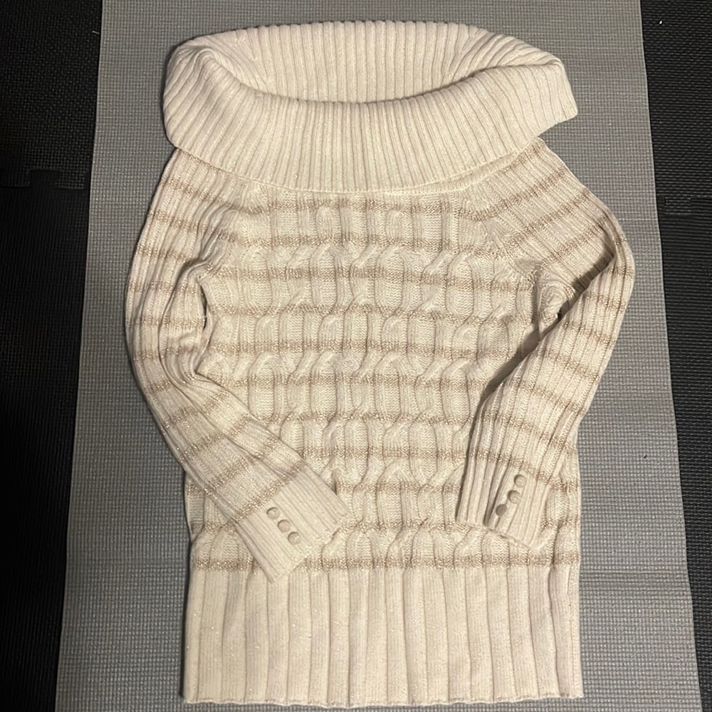 Cream sweater